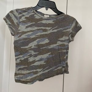 Garage Camo Crop Top